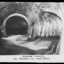 20世纪初，石溪水道的历史照片